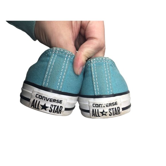 CONVERSE ALL STAR Girl's Size 3 (Teal Color) - Picture 3 of 6